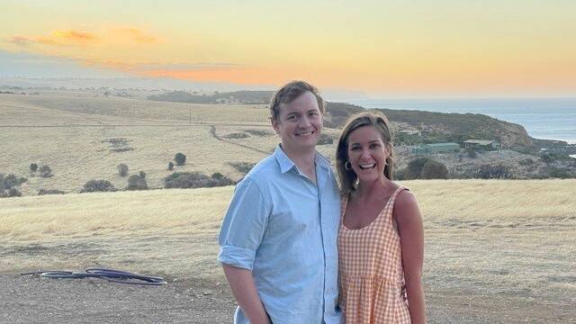 LOOKS CAN DECEIVE: Sophie Thompson (pictured with her partner Tom), says many people find it hard to understand her musculoskeletal condition because she looks healthy. 