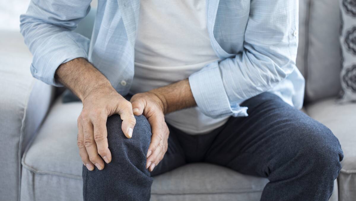 LEG UP: Cholesterol-lowering medication can slow the progression of osteoarthritis related knee damage, according to research. 