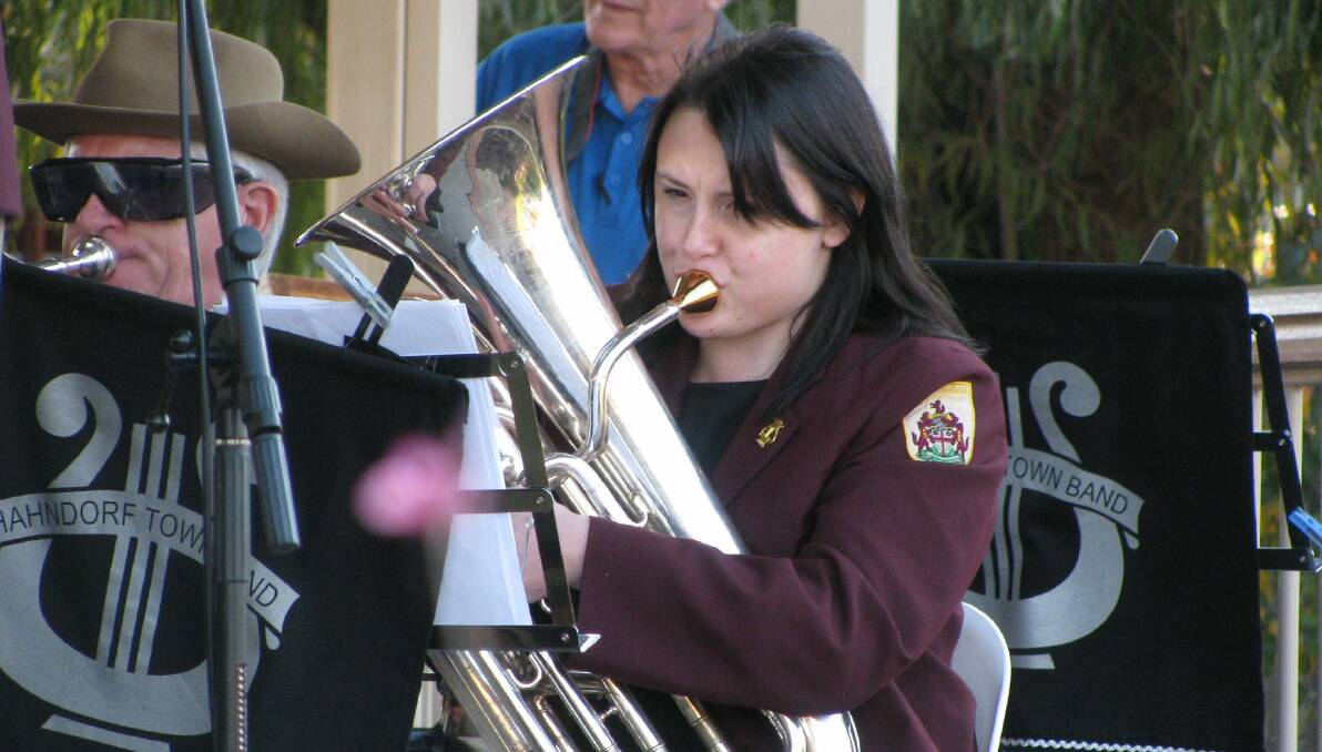 LOCAL BRASS AND BLOW-INS: The Hahndorf Band Festival will feature performances by 12 bands from Hahndorf and surrounding areas.