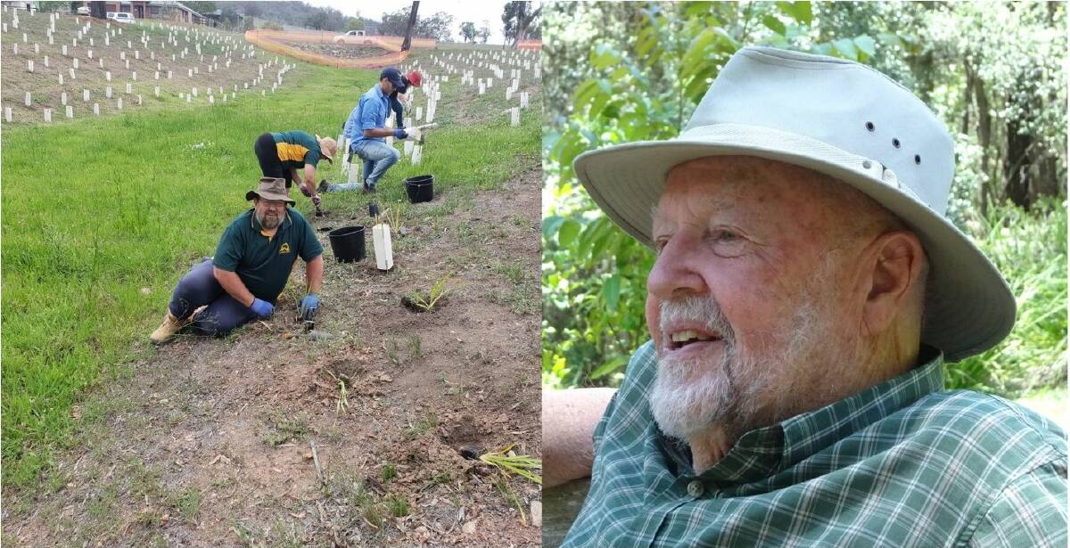 LEADERS IN THE FIELD: John Hughson (left) and Bill Piggott have been named honorary life members of Landcare NSW