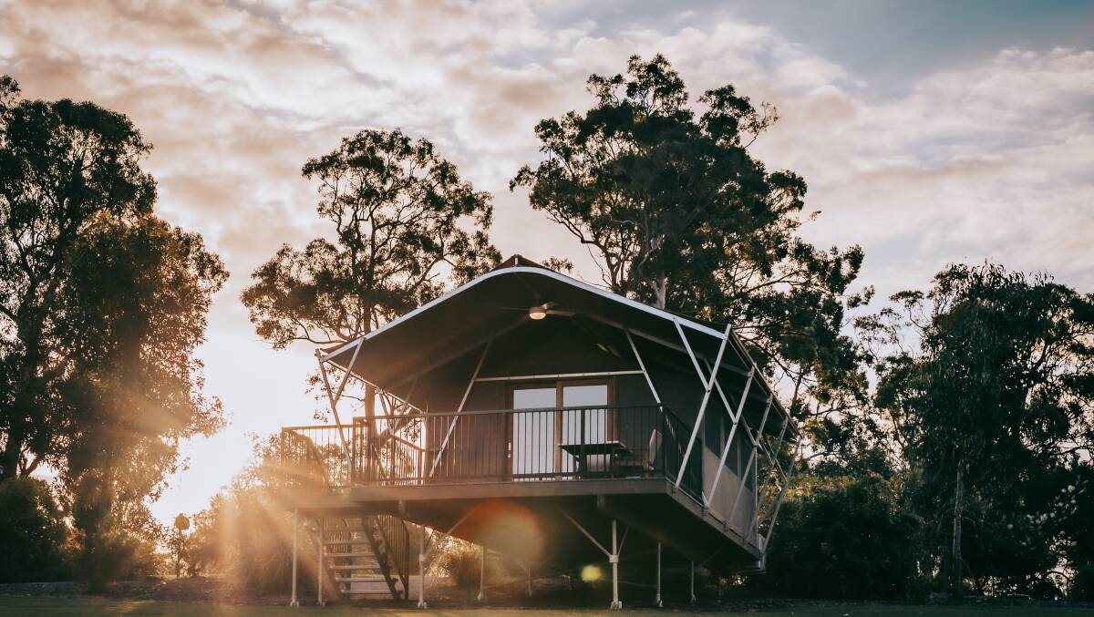 GLAMP IT UP: Sanctuary by Sirromet offers a luxurious experience no wine lover should miss. Photo: TravMedia Australia