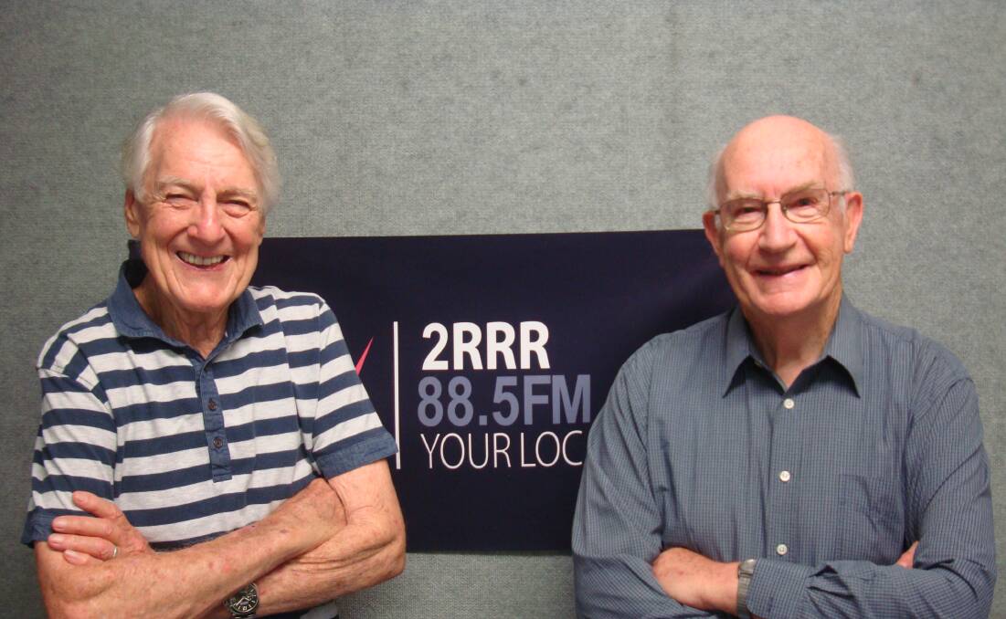 JOYE-OUS: Col Joye (left) will speak to presenter Brian Crabbe in a three-part interview on community radio station 2RRR. 
