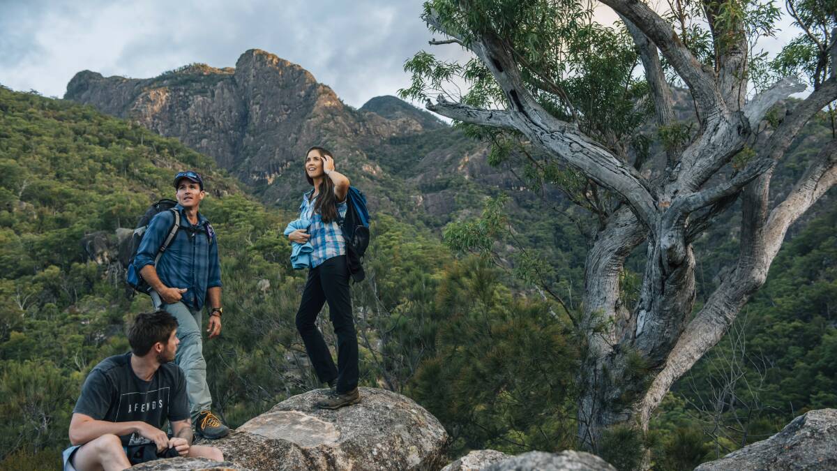 HIGH TIME: The lower portals of Mt Barney in the Scenic Rim make for spectacular hiking adventures. 