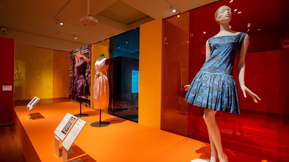 SWING ON IN: Short and sassy...the styles of the sixties are on display at Bendigo Art Gallery.