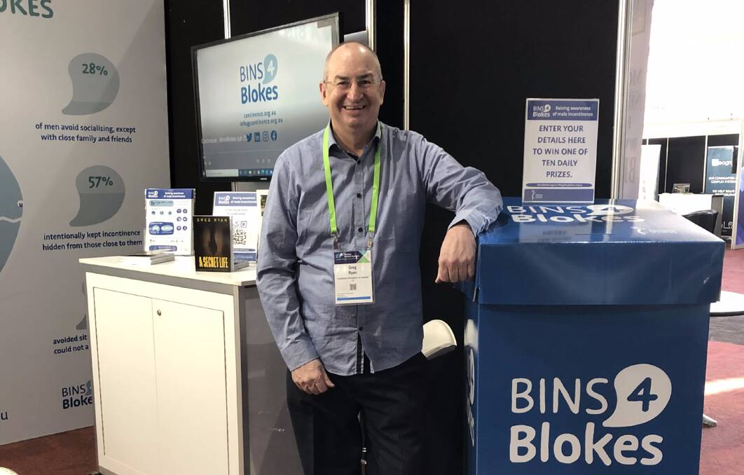 NEW DAY: Greg Ryan says the BINS4Blokes initiative will make a huge difference to the lives of men living with incontinence. 