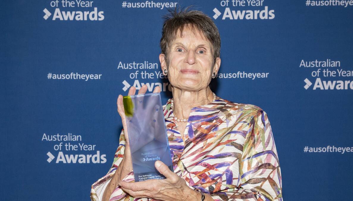 THE GOOD FIGHT: Sue Salthouse has been named the ACT Senior Australian of the Year for advocating for the disabled and campaigning for gender equality.