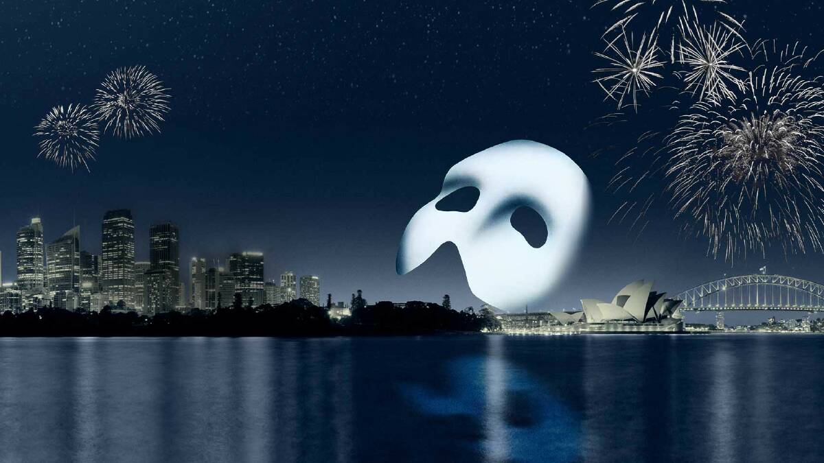MUSIC OF THE NIGHT: The Phantom of the Opera is coming to Sydney Harbour.
