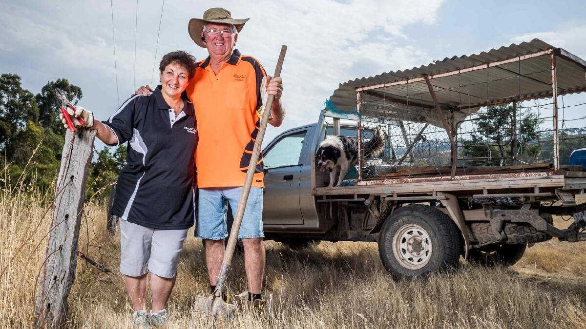 GIVING BACK: Kevin and Rhonda Butler founded BlazeAid after the community banded together to help them following the Black Saturday bushfires. 