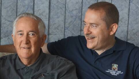 FAMILY MATTERS: Parkinson's diagnosis proved to be a bonding experience for Roy (right) and Donald Hazelwood. 