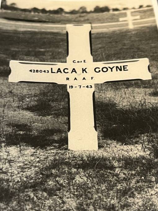 Alan Kenneth Goynes war grave in Melbourne. Picture supplied