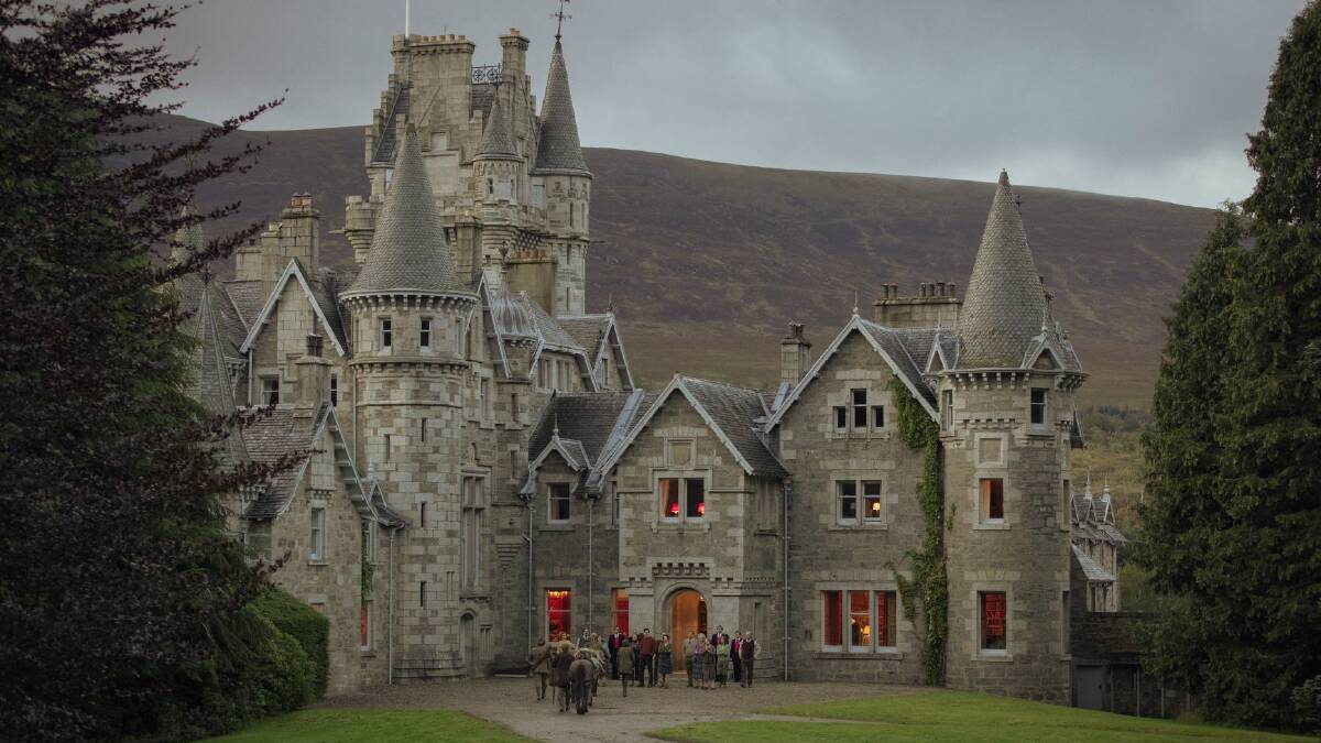 FIT FOR A QUEEN: Ardverikie Estate is transformed into Balmoral Castle in series four of Netflix series The Crown..