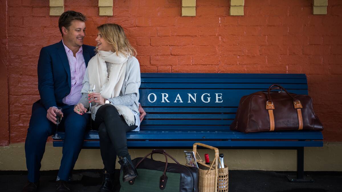 ALL ABOARD THE VINO EXPRESS: Fine wine and great produce will be the toast of the town at The Orange Wine Festival.