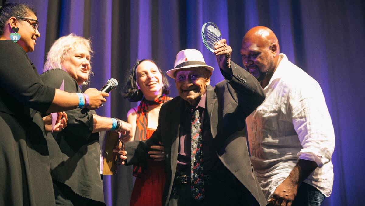 FORTUNATE SUN: Seaman Dan, who recorded his debut album Follow the Sun at the age of 70, received the lifetime achievement award at the Queensland Music Awards Photo: Bianca Holderness