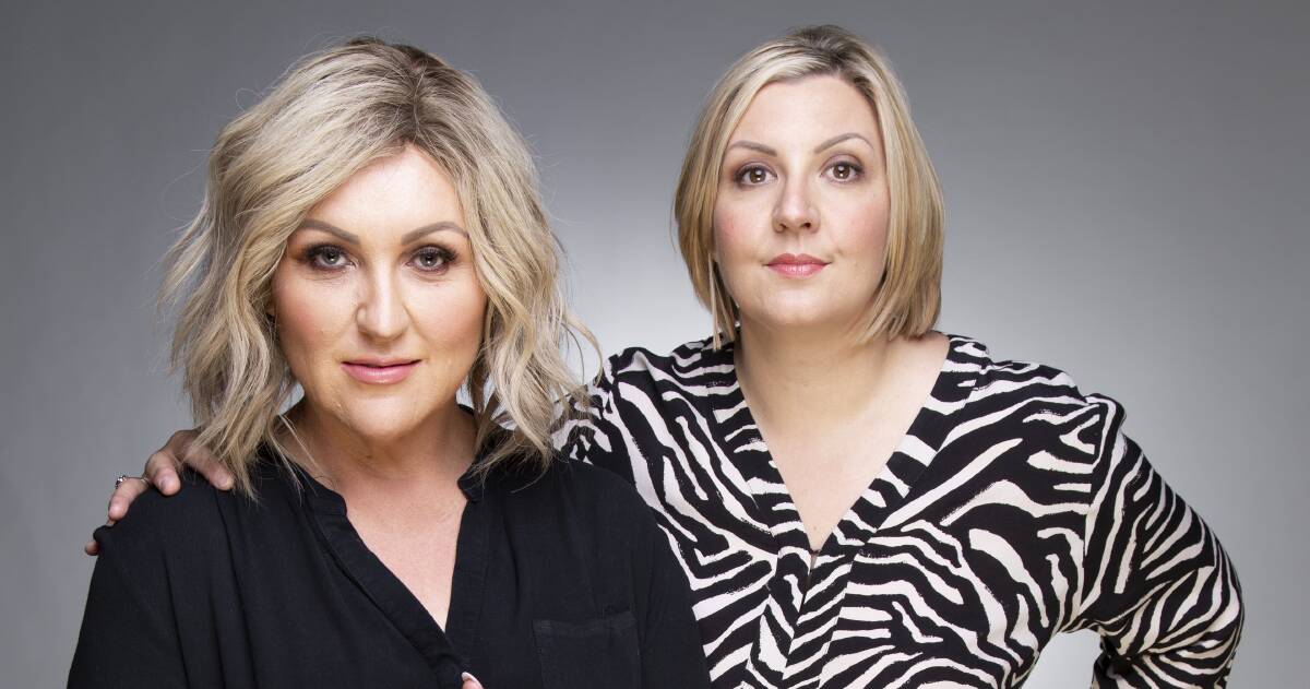 COP-ING MECHANISM: Meshel Laurie (left) and Emily Webb will stream a special edition of their popular podcast Australian True Crime to enthrall and entertain socially isolating Australians.