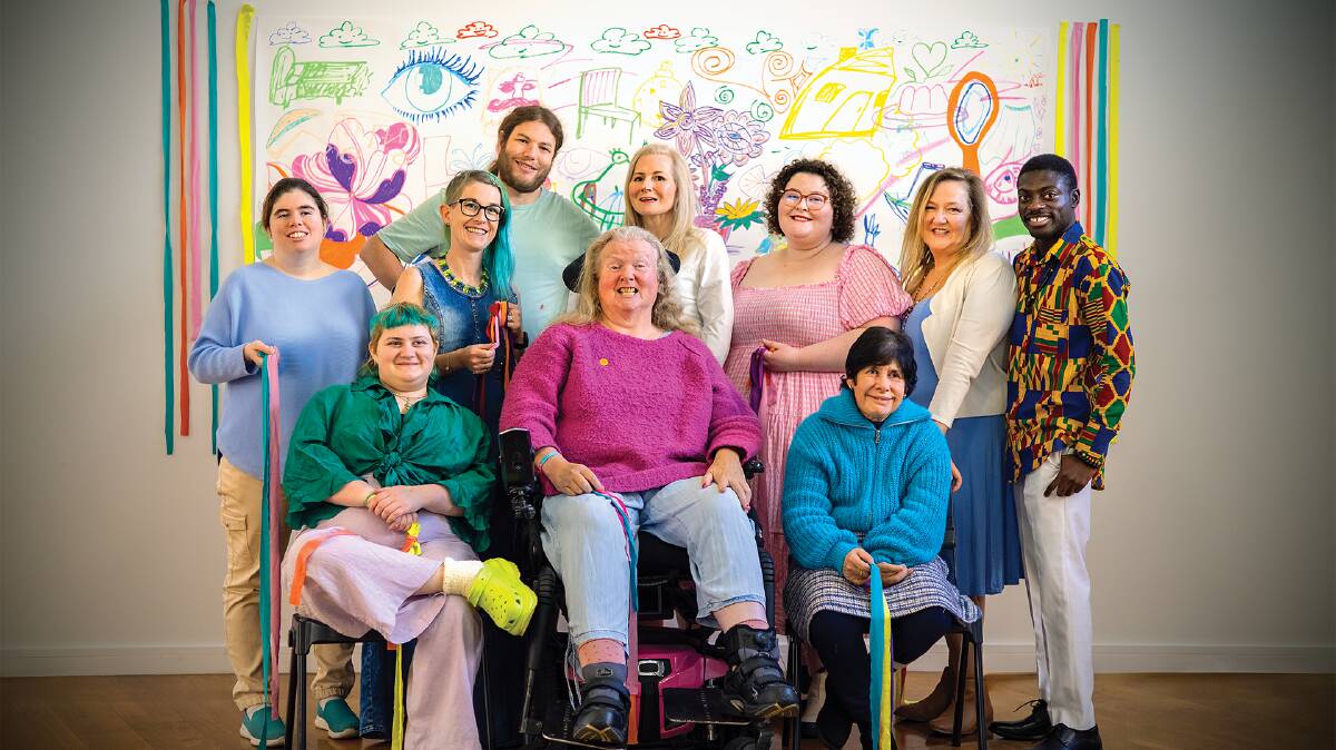 Artists living with disability have teamed up for new exhibition WE ARE. Picture by Liza Moscatelli