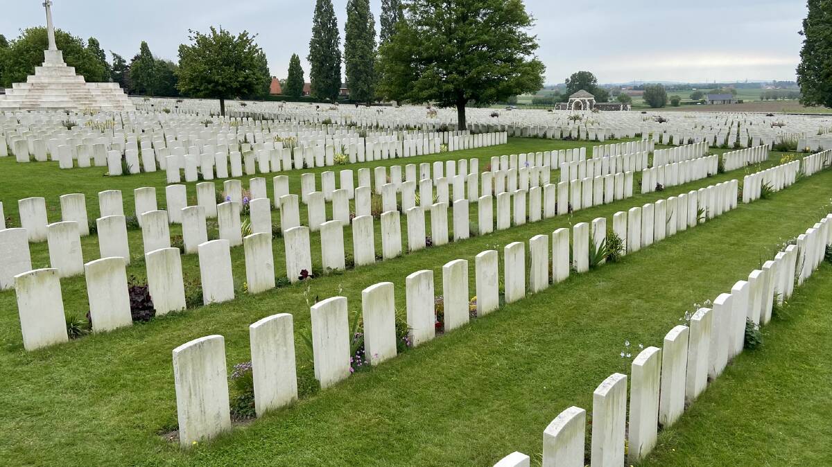 Tyne Cot Cemetery in Passendaele is the largest Commonwealth cemetery in the world. Picture supplied