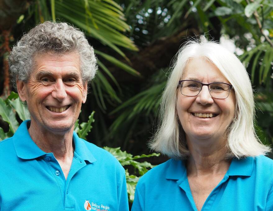 SHARING THE LOVE: Ballina residents Bill Boyd and his wife Ruth Henderson have been using their extra free time post retirement to support refugees.