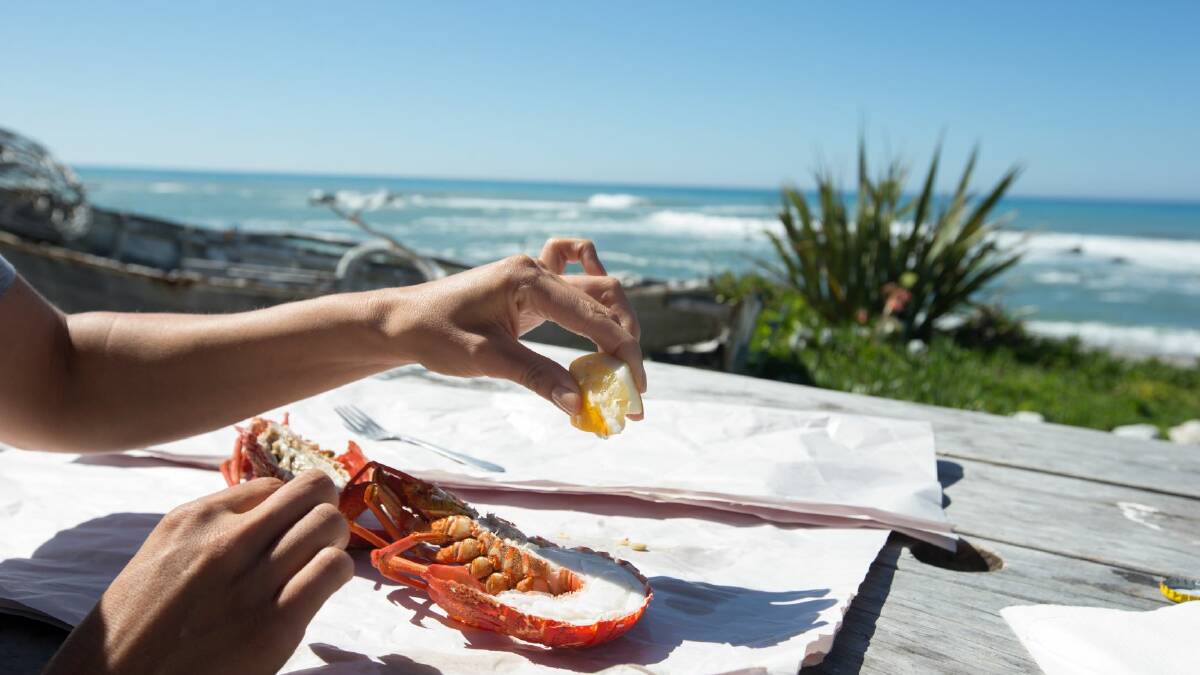 CRAY-ZY FOR YOU: Crayfish in Kaikoura, New Zealand has been ranked the 7th best eating experience in the world by Lonely Planet.