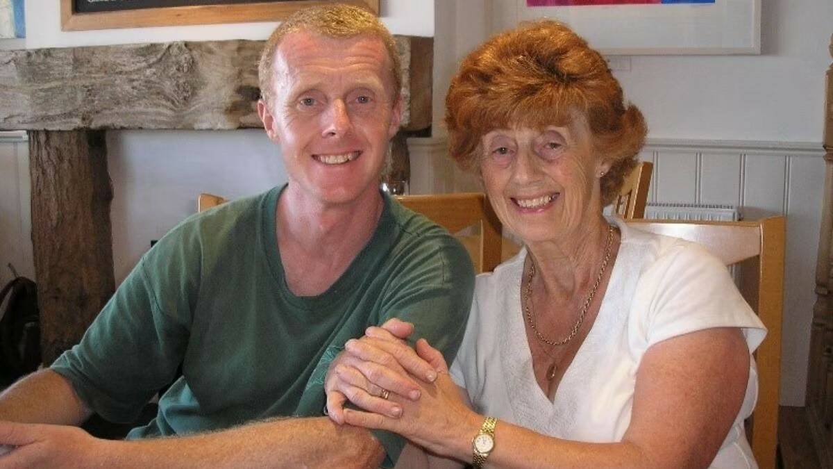 Nick Ashill and his mother Barbara prior to her death in 2015. Picture supplied