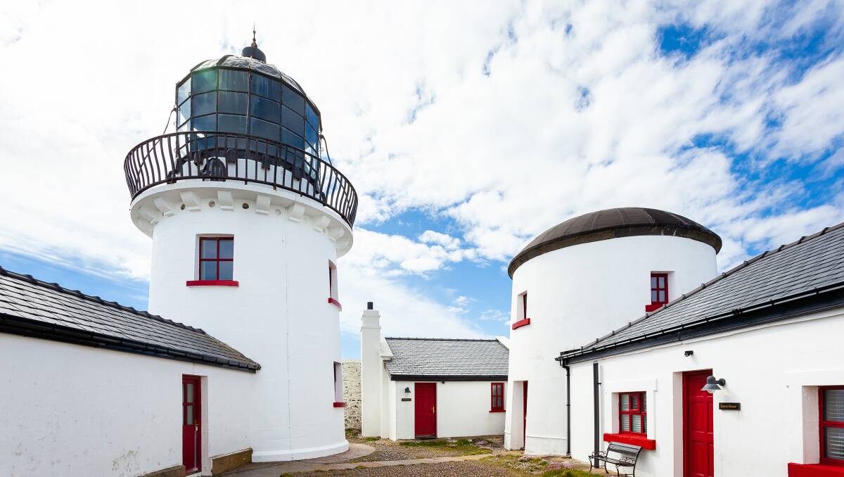 The brilliant white buildings of the Clare Island Lighthouse. Picture supplied
