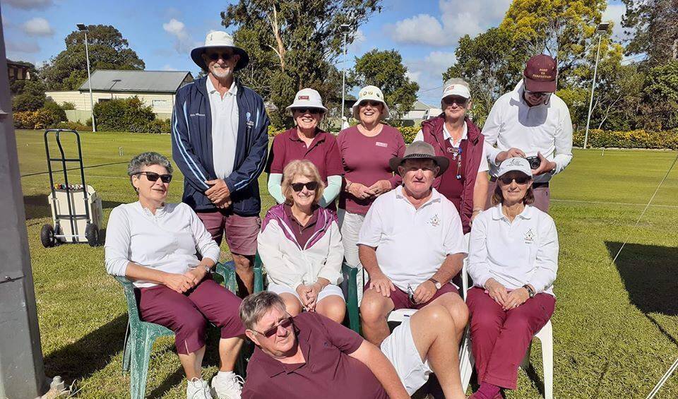 HAVING A BALL: Members of Toronto Croquet Club including Liz McDonald (seated, second from left) and Phil McDonald (front).