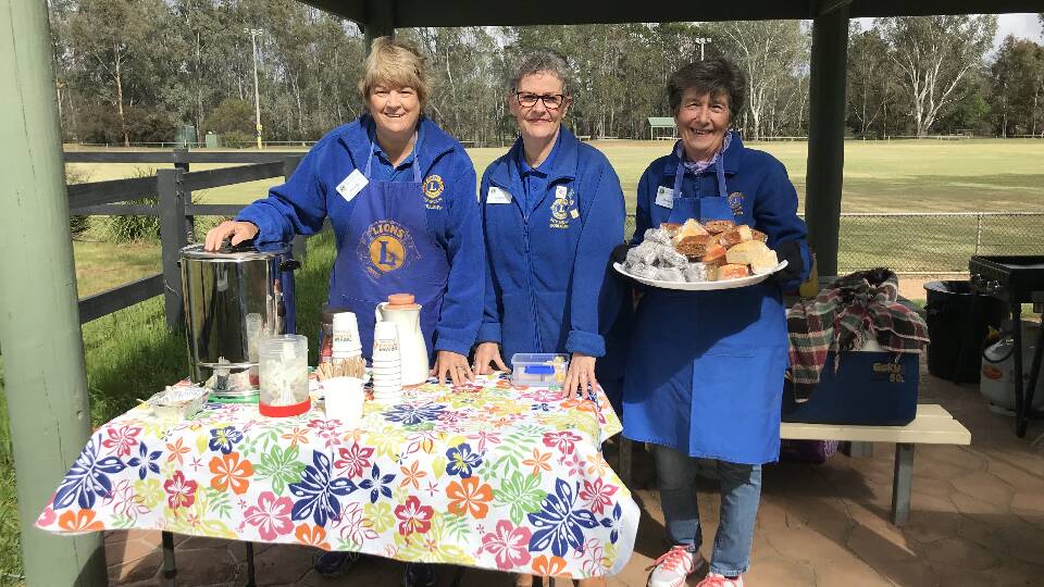 The Lions Club of Seymour Goulburn received a grant to help build a garden to celebrate the 75th anniversary of Lions in Australia. Pictured: Members Glenda Lewis, Regina Young and Janiece O'Donnell.