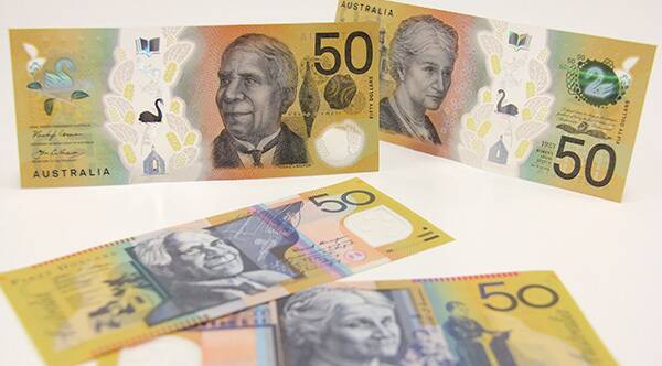 NEW FEATURES: The new $50 bank note contains additions that will deter counterfeiters and assist people who are vision impaired. Photo: Reserve Bank of Australia.