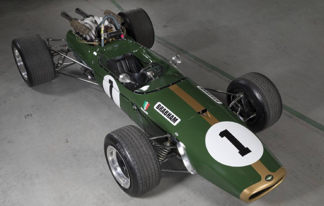 LIFE IN THE FAST LANE: Jack Brabham's Brabham Repco BT23A-1 V8 Formula 1 car is set to return to the track at Wakefield Park. Photo: National Museum of Australia.