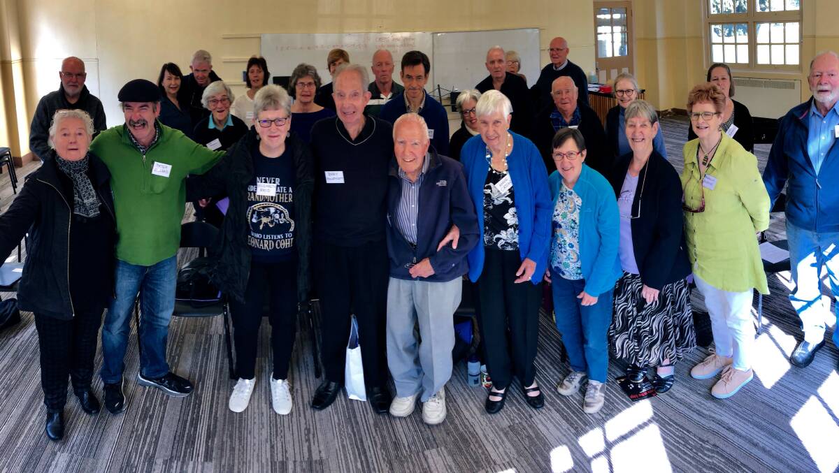 WHAT A LARK: The bushlarks choir is about encouraging members to be creative and expressive while helping them deal with their condition.