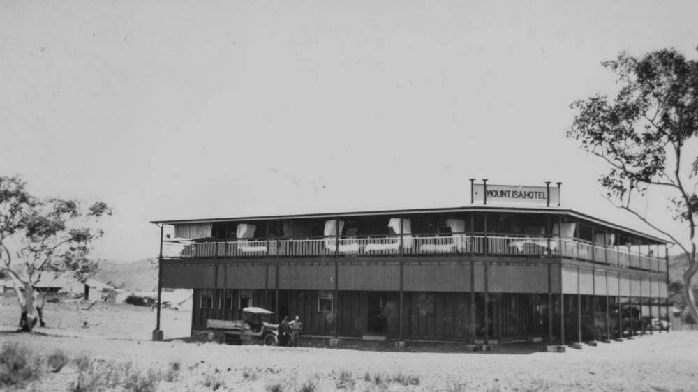 The Mount Isa Hotel circa 1925 - five years before the fire in question.