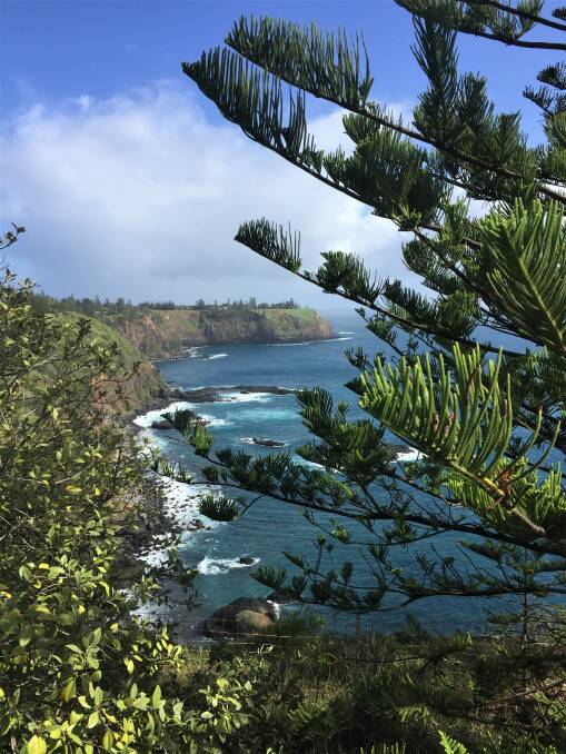 Norfolk Island is small in size, but boasts beautiful scenery at every turn. Photo, Kathy Sharpe.