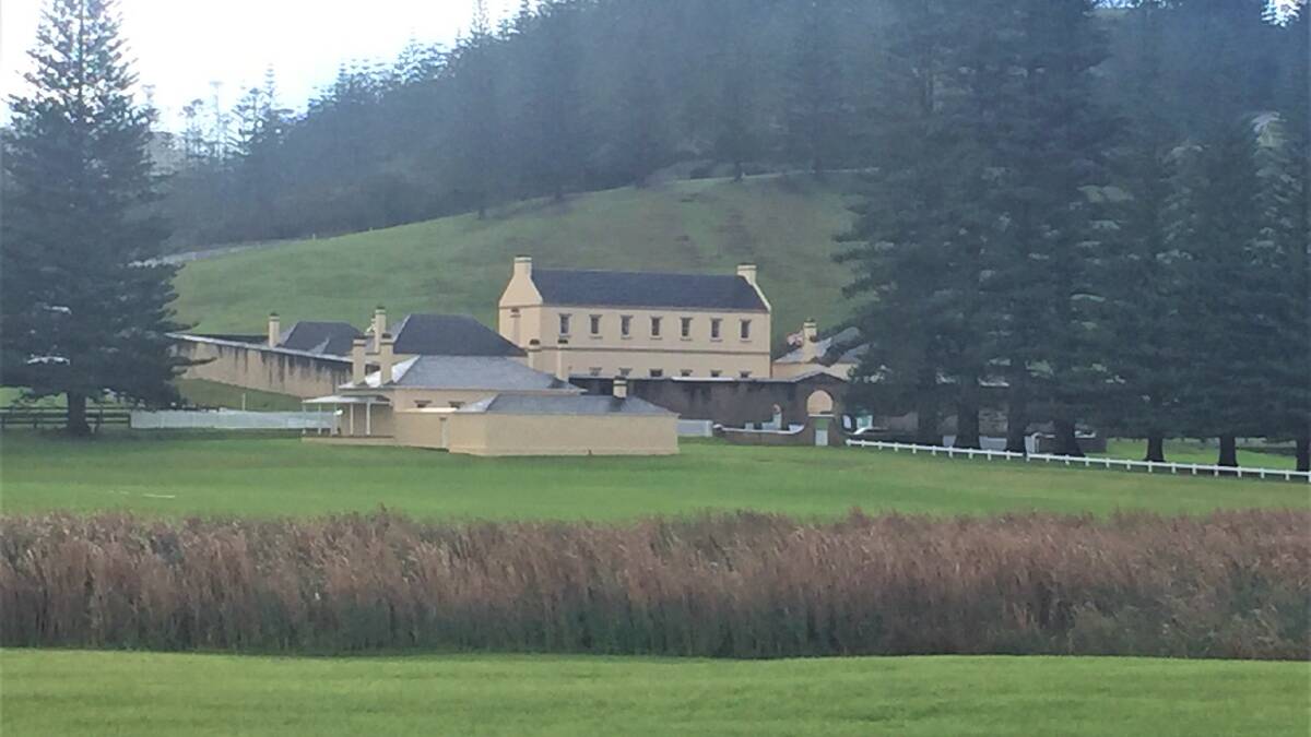 The historic buildings of Kingston, the former administrative centre of Norfolk Island. Photo, Kathy Sharpe.