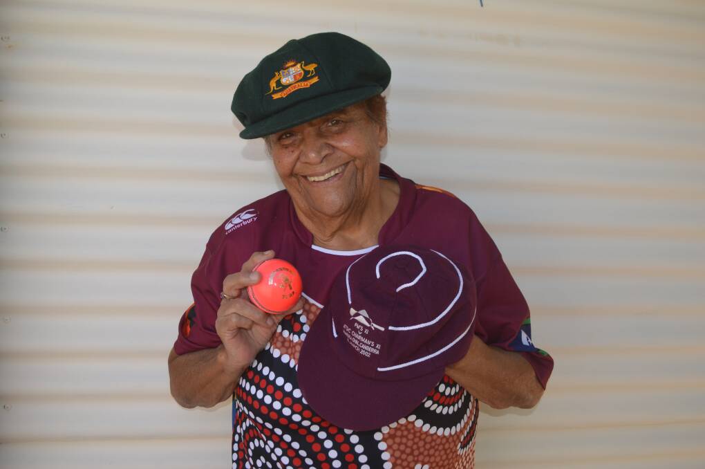 BAGGY GREEN: Faith was a member of the Aboriginal Sports Foundation, patron of the Prime Minister's XI versus the Aboriginal and Torres Strait Islander Commission (ATSIC) Chairman's XI.