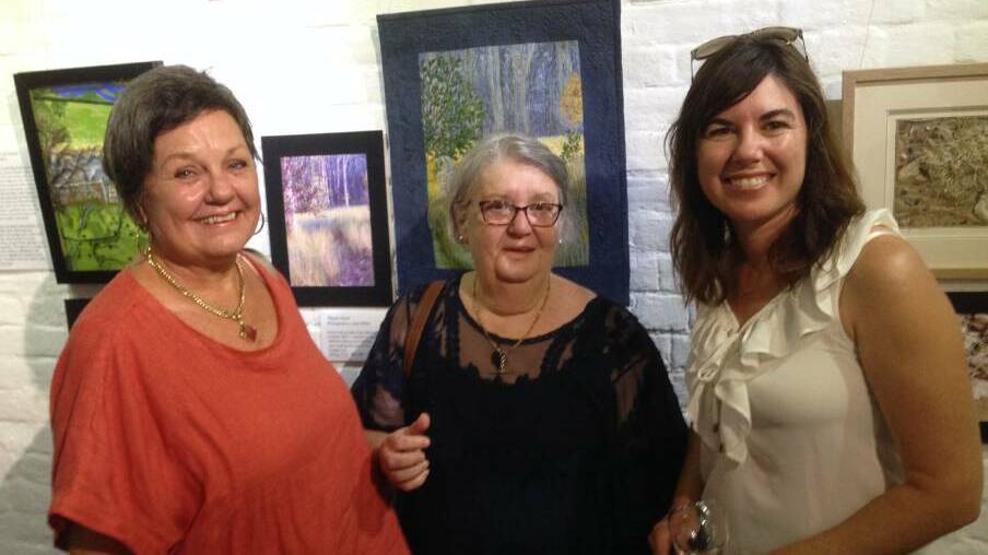 Textile and fibre artists Robyn Wallis and Sue Martin discuss their work with Rylee Dionigi at the 'Where we call home exhibition'.