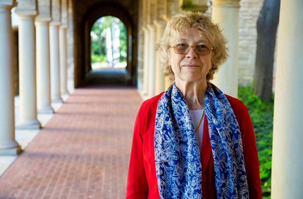 KNOWLEDGE THAT COUNTS: Cheryl Prager is passionate about the mathematics of symmetry, which she says has a tremendous range of practical applications.