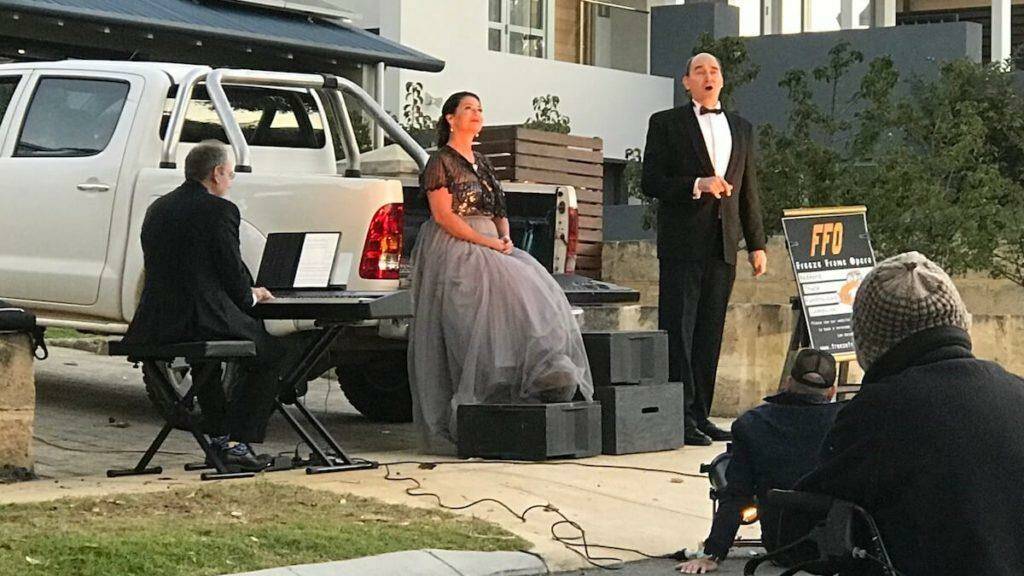 OPERA AL FRESCO: If you can't get out to a concert, let the concert come to you.
