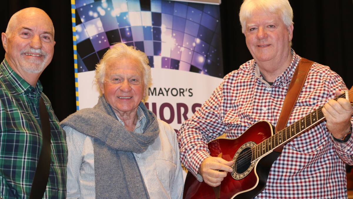 Australian music legend Normie Rowe provided personalised performance critiques to senior performers, including Blair Sheppard and John Johnson in the lead-up to this month’s Lord Mayor’s Seniors Cabaret.