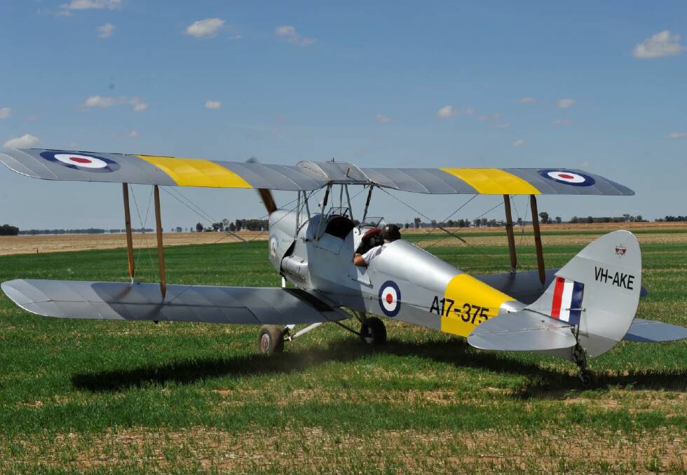 UP AND AWAY: Typically used as a training aircraft, the de Havilland Tiger Moth was said to be ideal for the task, being "easy to fly, but difficult to fly well".
