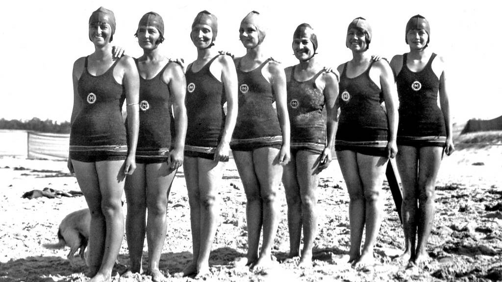 The Mooloolaba women's R&R team from 1931.