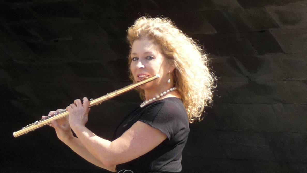 STAR ATTRACTION: Australian-born, French-based flautist Jane Rutter is among the musicians who will perform at Pearl Beach this month.