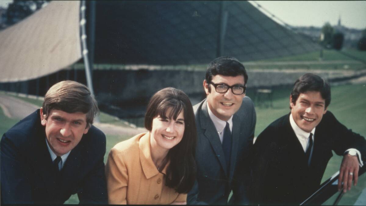 HUGE DRAWCARD: The Seekers at the Myer Music Bowl for the concert on March 12, 1967.