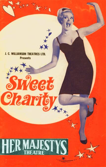 EARLY DAYS: A 23-year-old Nancye Hayes in Sweet Charity, which played at Her Majesty's in Sydney in 1967.