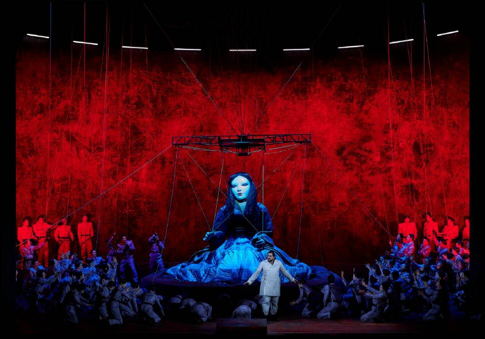 LARGER THAN LIFE: The amazing production of Turandot. Photo: Matthias Baus.