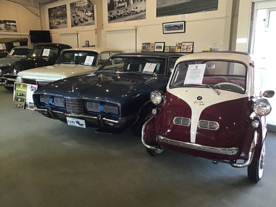 CARS, WONDERFUL CARS: Some of the wide range of automobiles on display at the new museum.