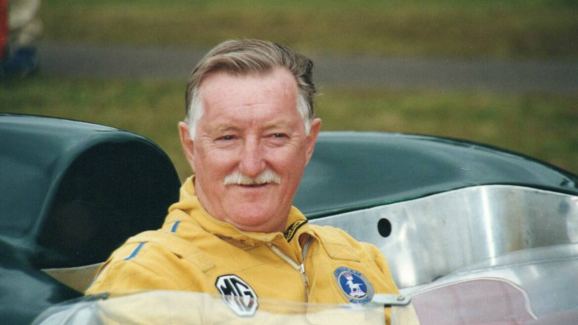 SHARING THE PASSION: Dennis Tobin has introduced many people to historic motor sport over the years.
