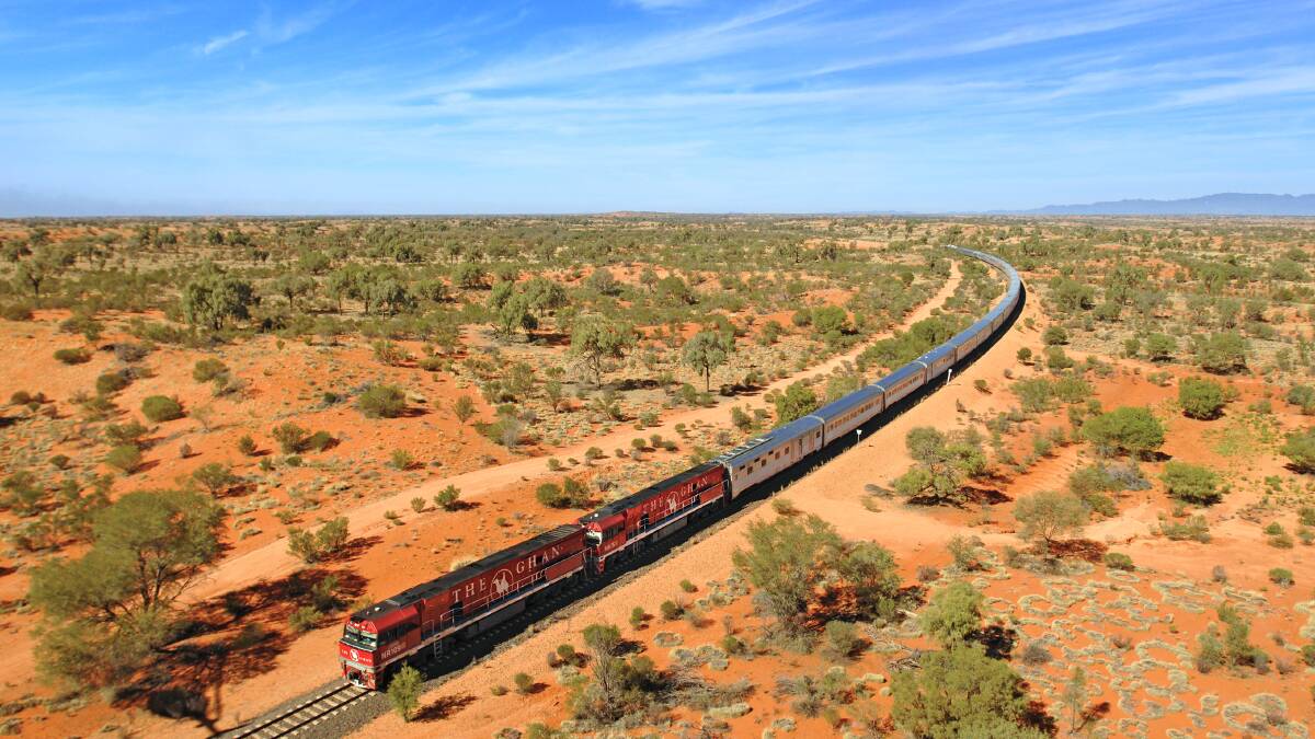 BIG SKY COUNTRY: Watch the outback unfold as you snake your way to Darwin aboard the Ghan.