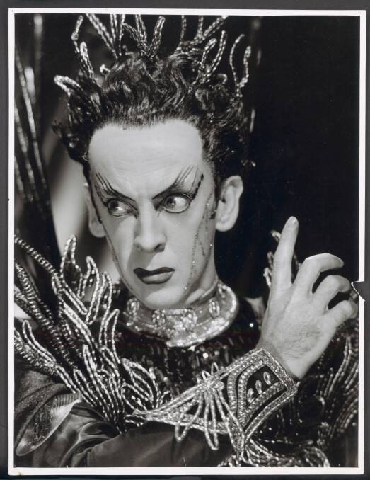 WILD AND FEY: Robert Helpmann as Oberon from the 1937 Old Vic production of A Midsummer Nights Dream.