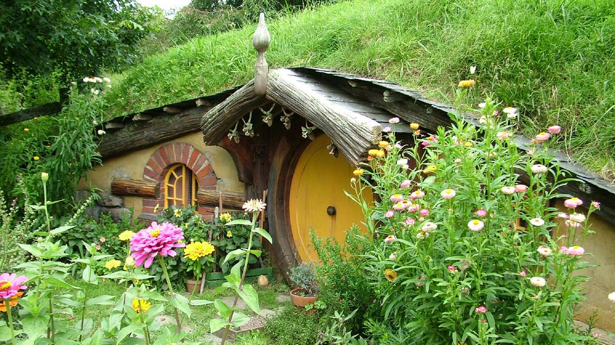 STILL IN THE PICTURE: A hobbit house rebuilt to the original design.