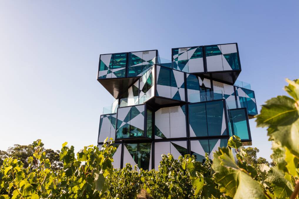 OUTSIDE THE SQUARE: The d'Arenberg Cube in South Australia.