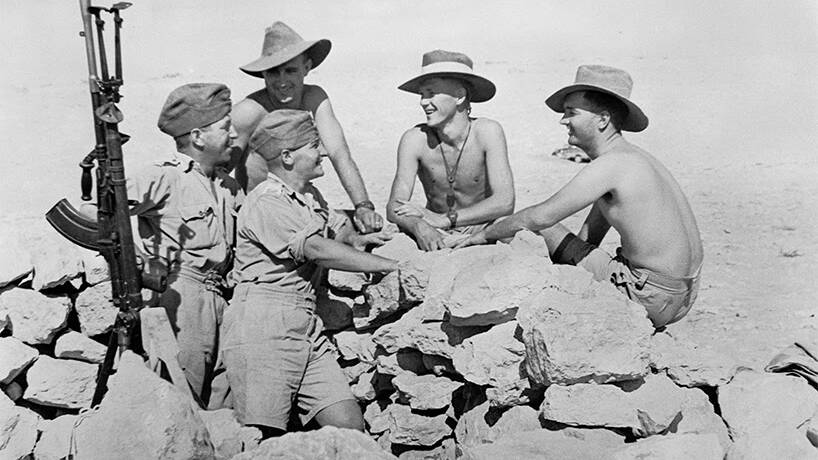 BROTHER RATS: Australians and Poles formed a tremendous bond amid the heat, sand and danger of WWII North Africa.
